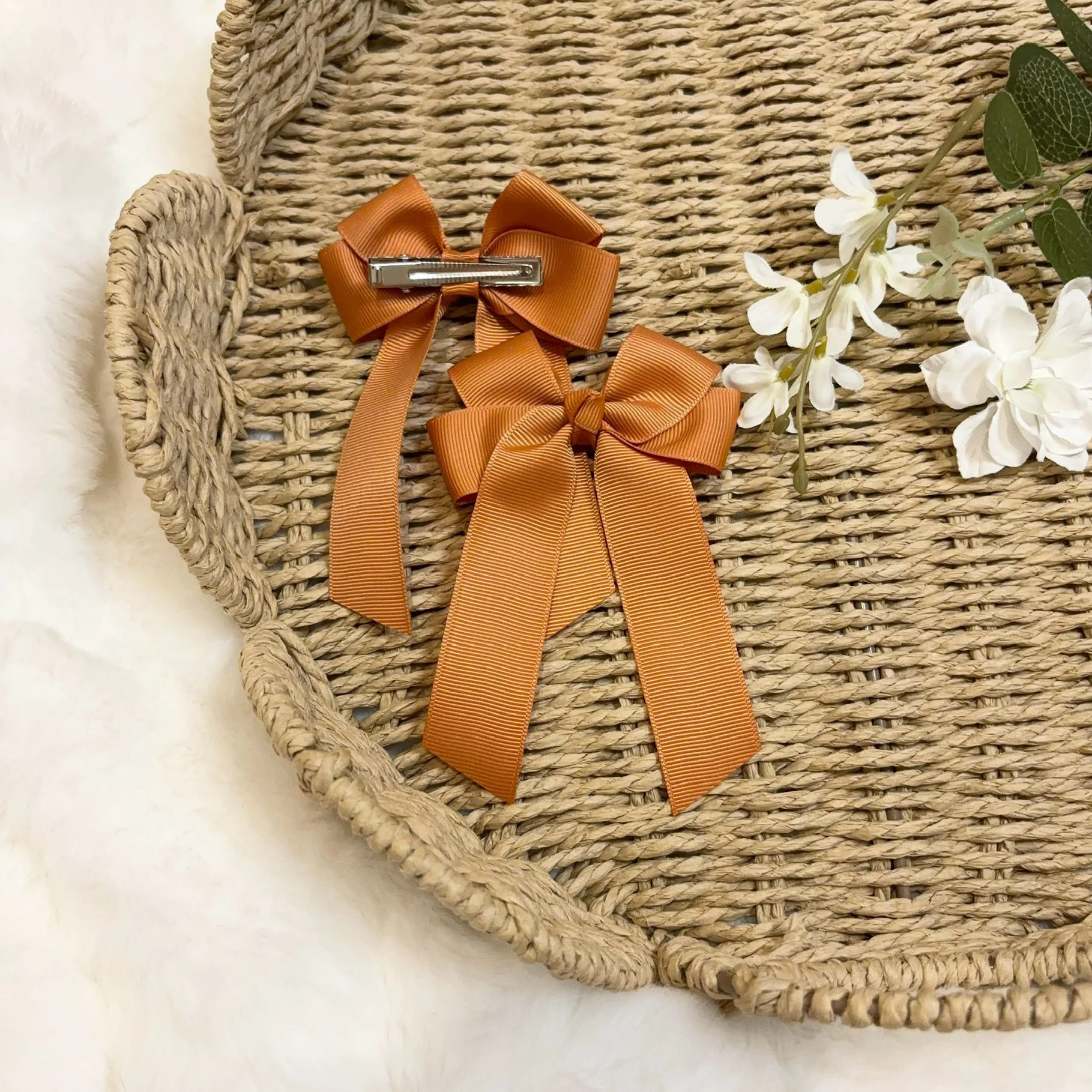 4’’ HAIR BOW - GINGER - Image 2