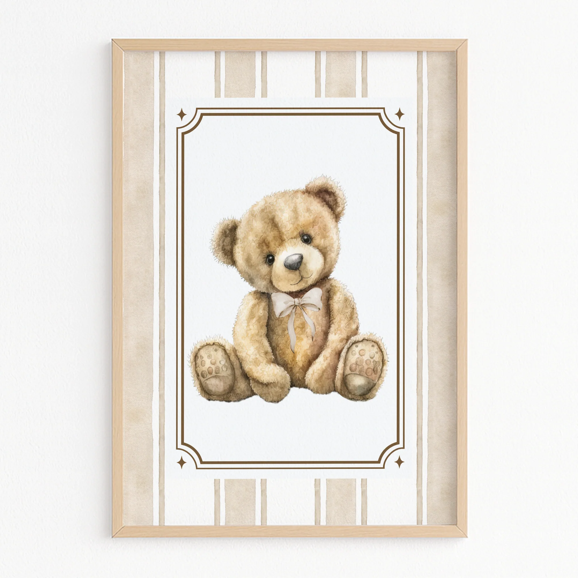A3 PRINT - SIGNATURE TEDDY - NEUTRAL