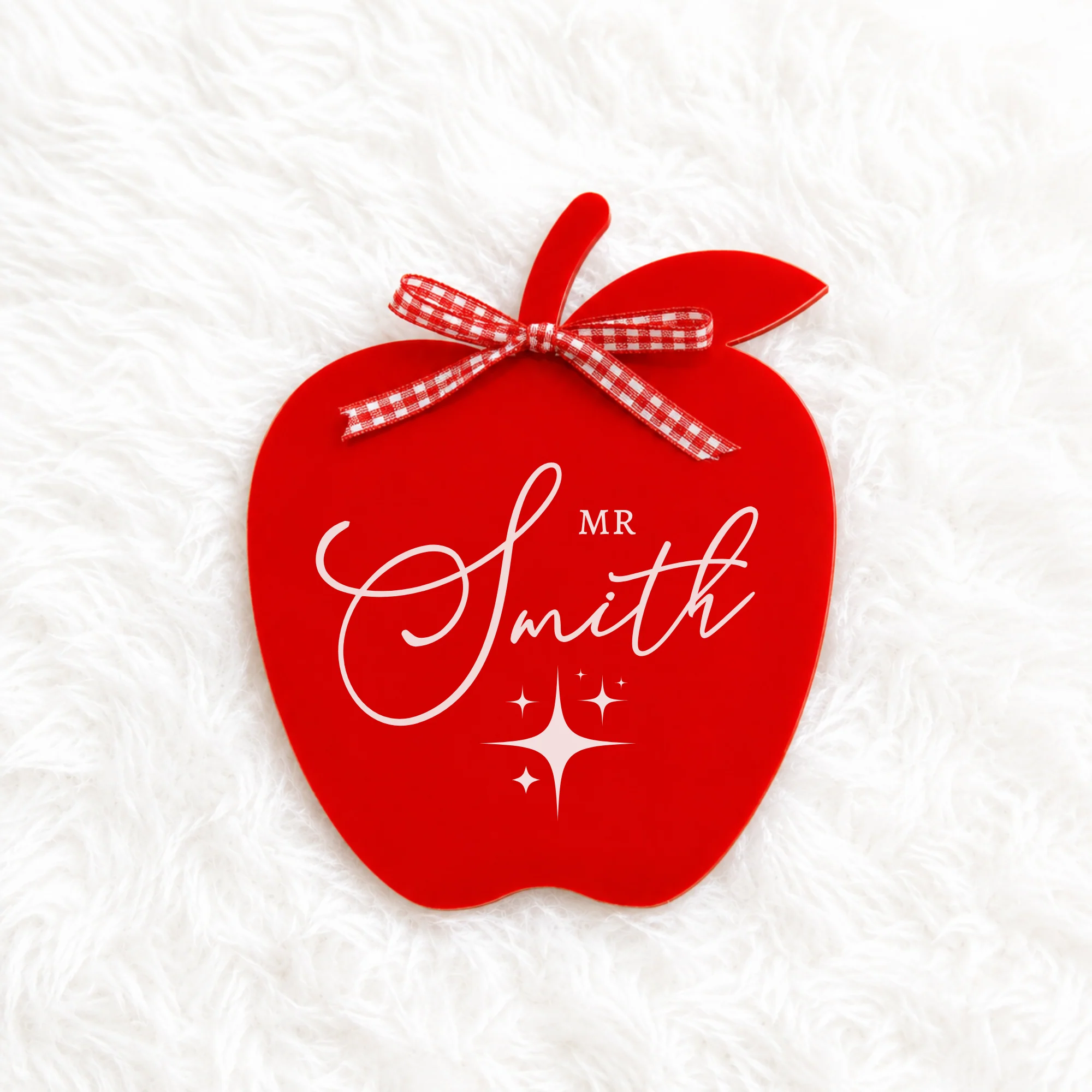ACRYLIC - APPLE - RED