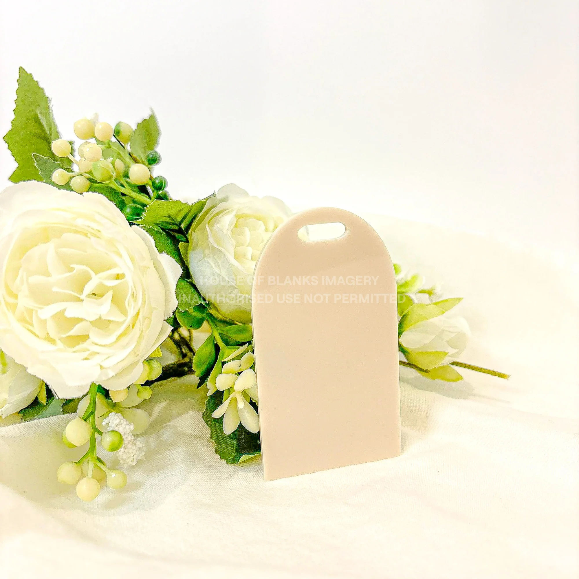 ACRYLIC - ARCH GIFT TAG - CREAM - Image 2