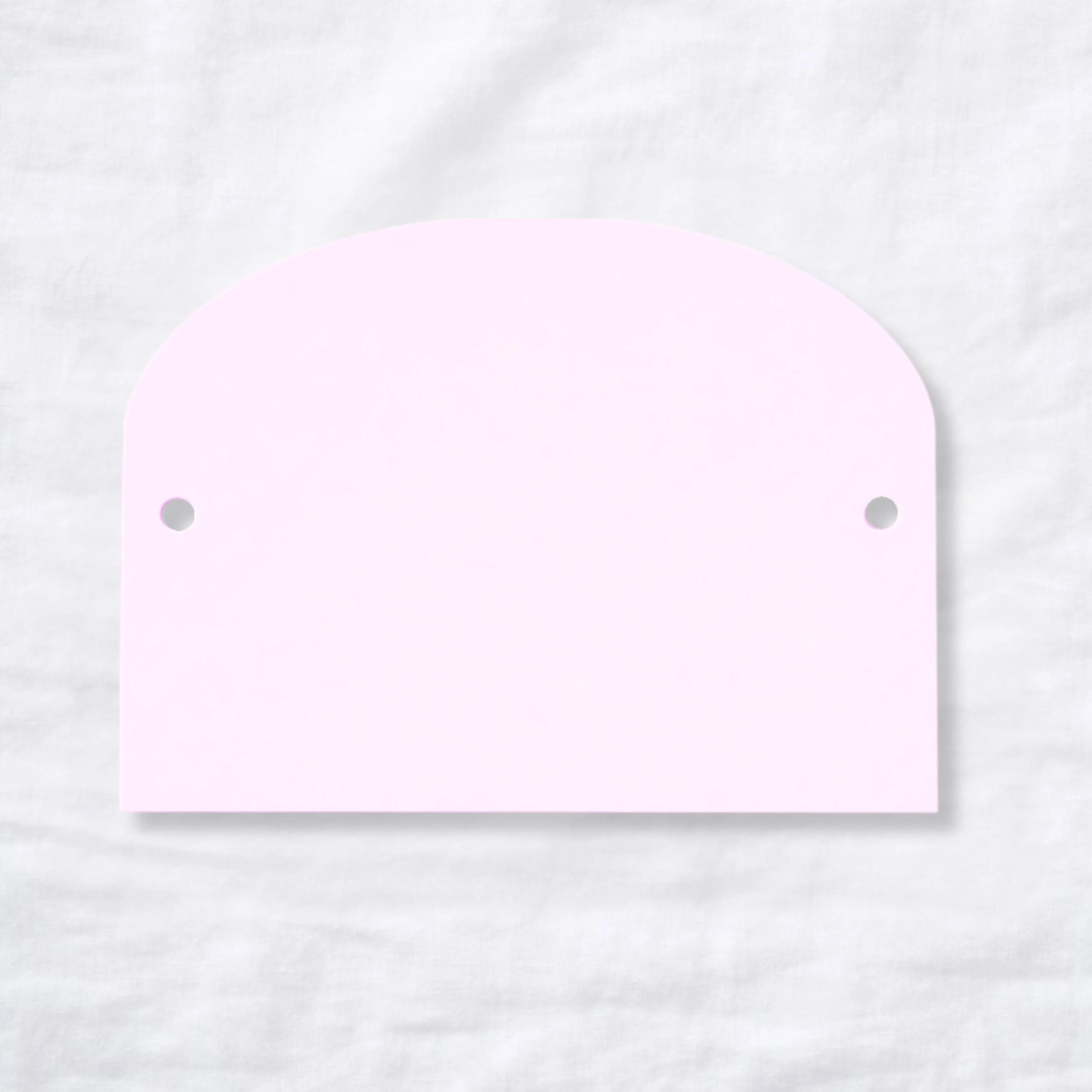 ACRYLIC - DOOR SIGN - ARCH - PINK