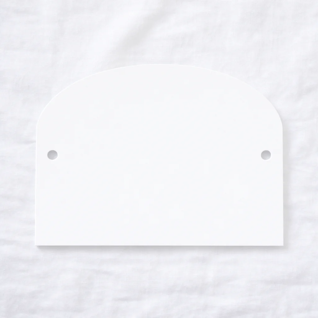 ACRYLIC - DOOR SIGN - ARCH - WHITE