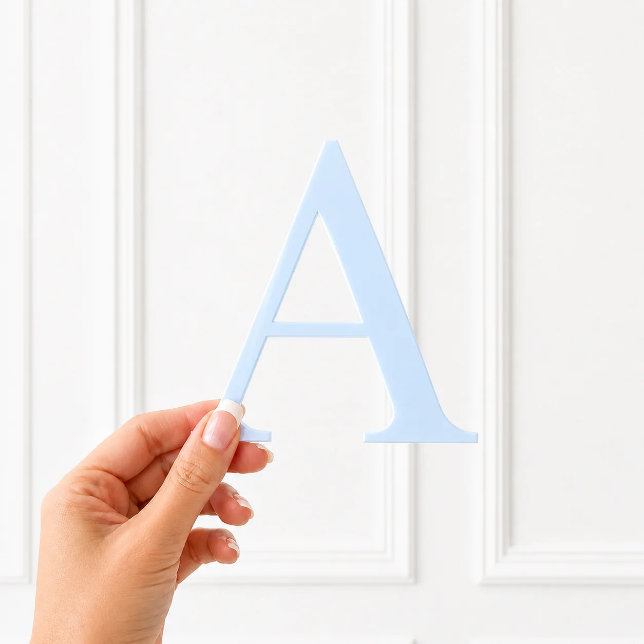 ACRYLIC LETTER - TIMES NEW ROMAN - BABY BLUE