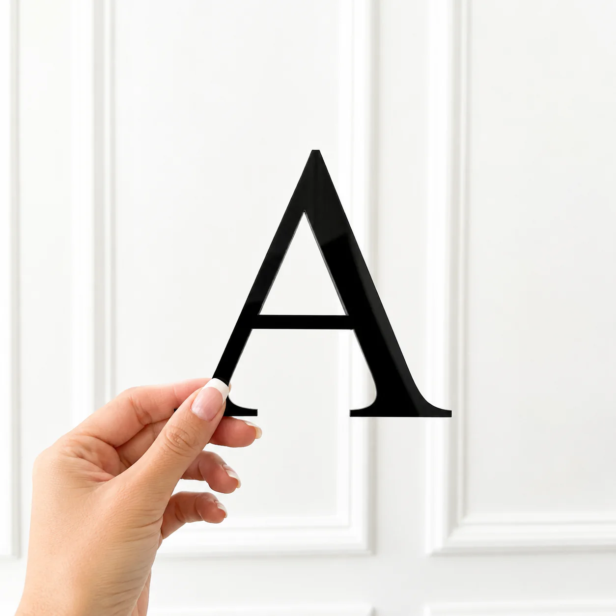 ACRYLIC LETTER - TIMES NEW ROMAN - BLACK