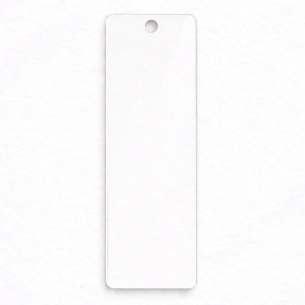 ACRYLIC - RECTANGLE BOOKMARK - CLEAR