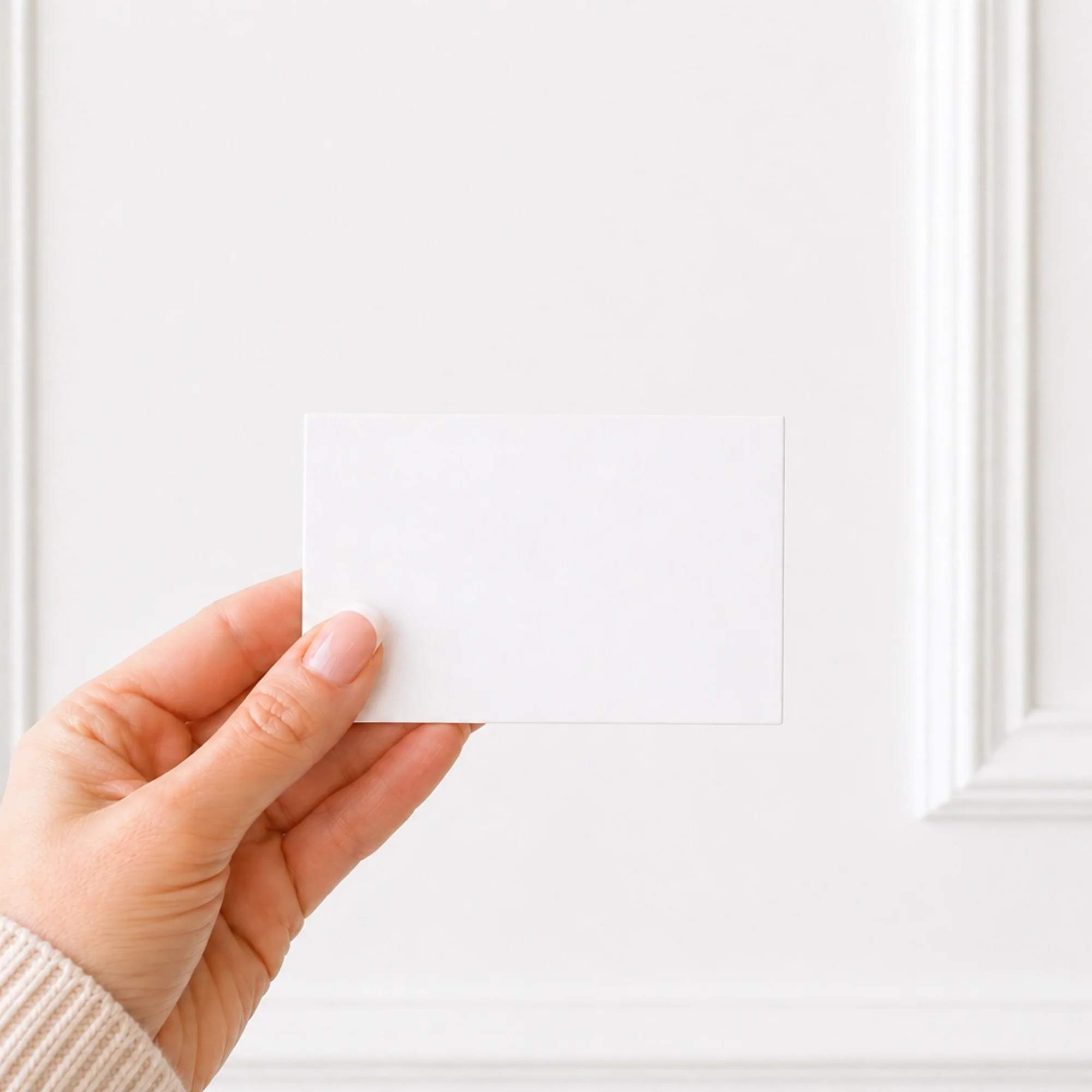 ACRYLIC - WHITE OR CLEAR - WALLET INSERT