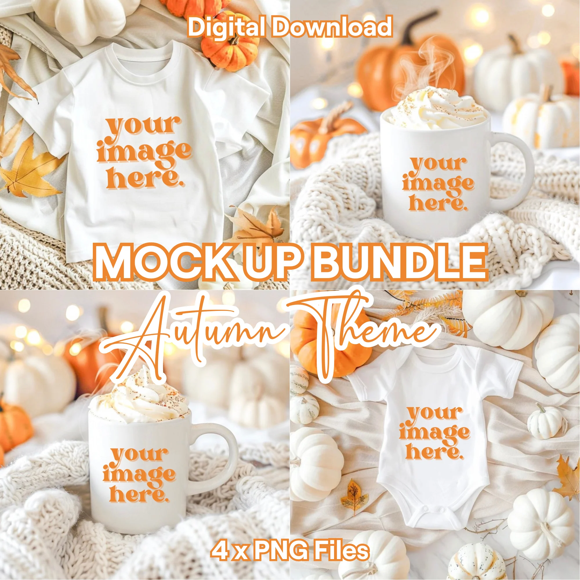 DIGITAL DOWNLOAD - AUTUMN MOCK UP BUNDLE
