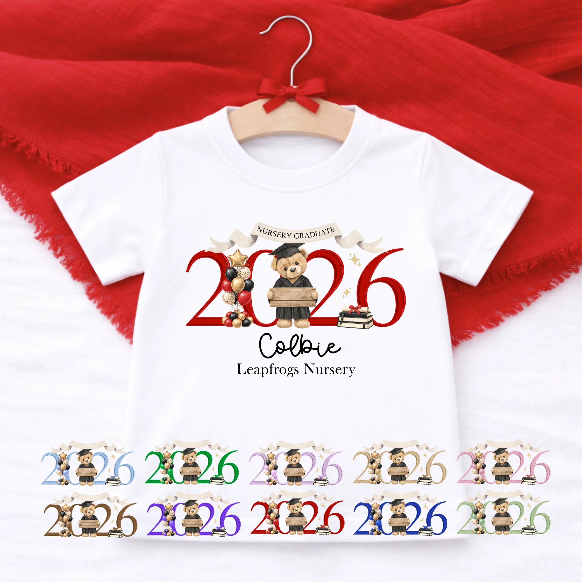 CUSTOM DTF - LEAVERS 2026 - SIGNATURE BEAR - 2026