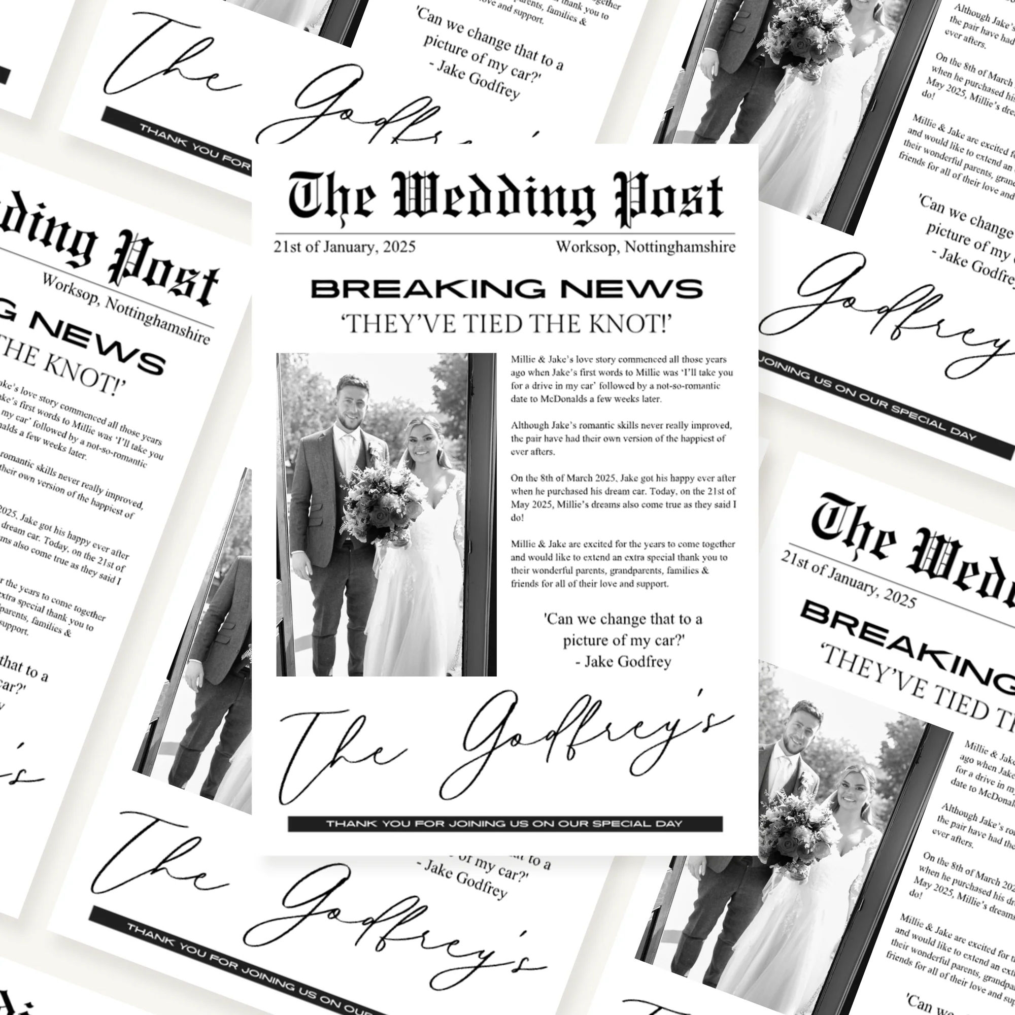 CUSTOM PRINT - A4 NEWSPAPER - PACK OF 50 - Image 2