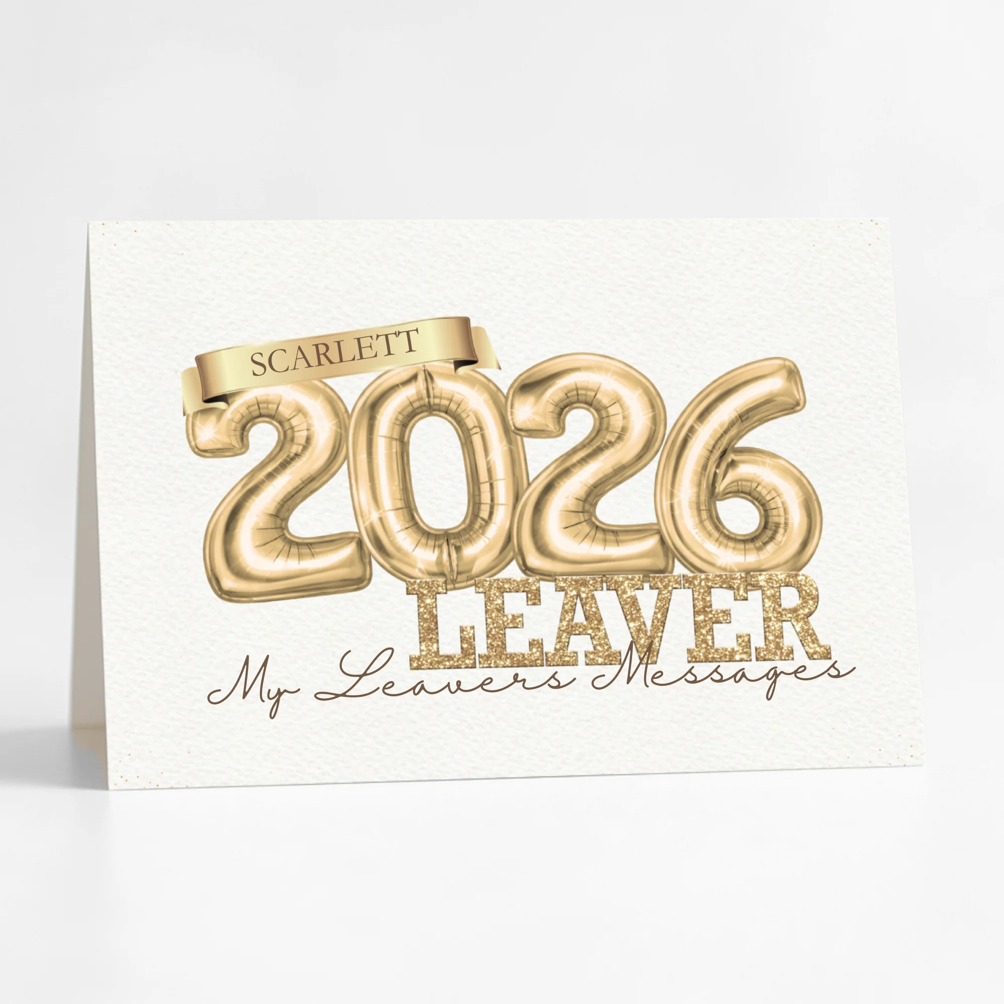 CUSTOM PRINT - LEAVERS SIGNING BOOKLET - 2026 BALLOONS - Image 2