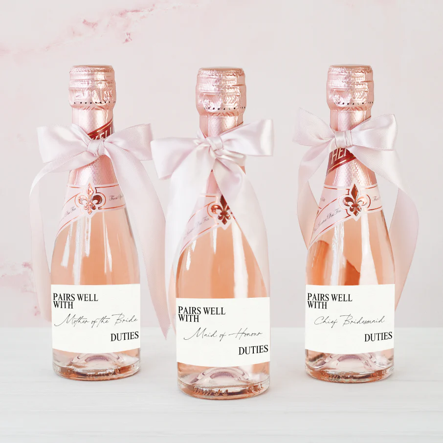 CUSTOM SOLVENT - STICKER - MINI PROSECCO STICKER - UPLOAD YOUR OWN DESIGN