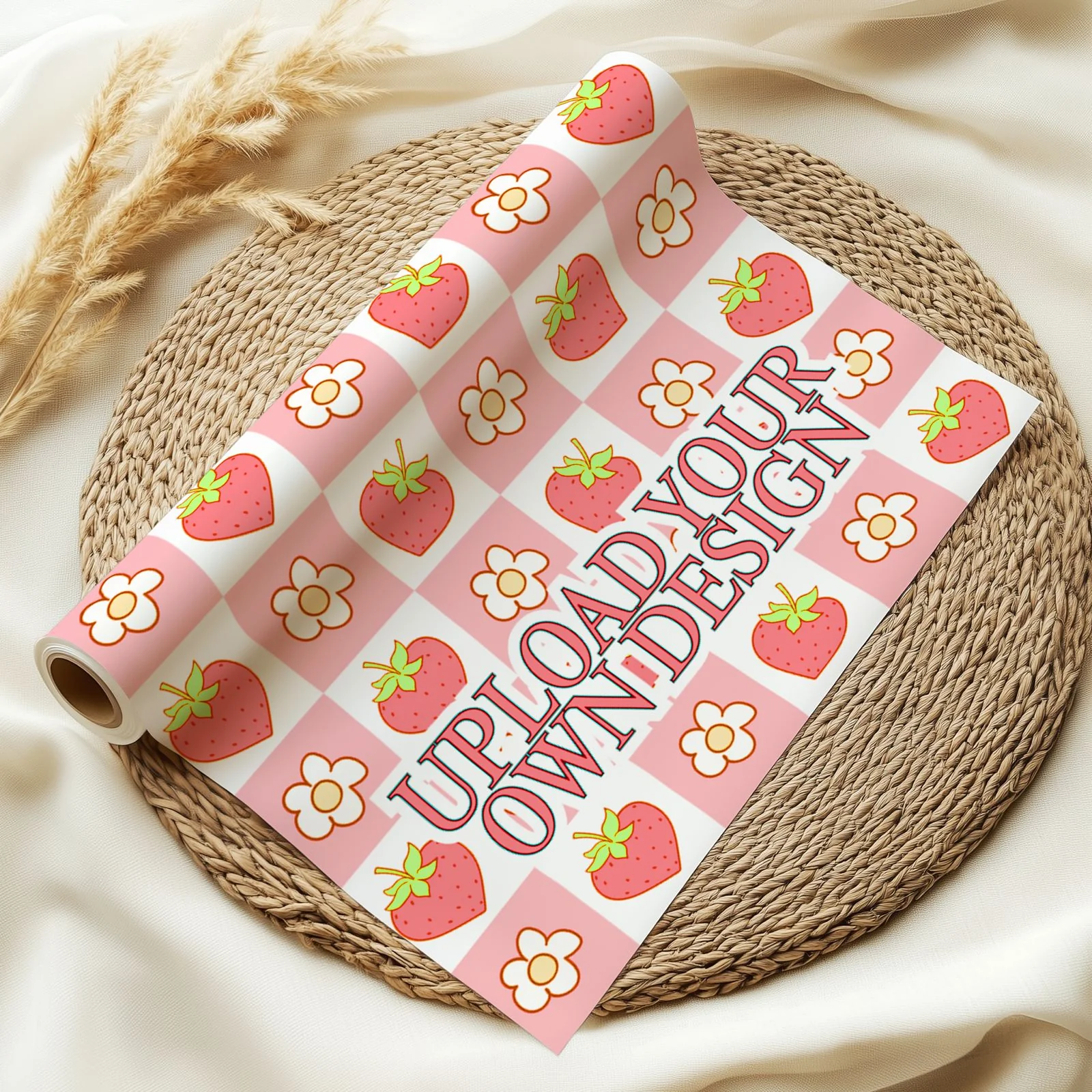 CUSTOM SOLVENT - STICKER - PATTERN ADHESIVE VINYL - UPLOAD YOUR OWN DESIGN