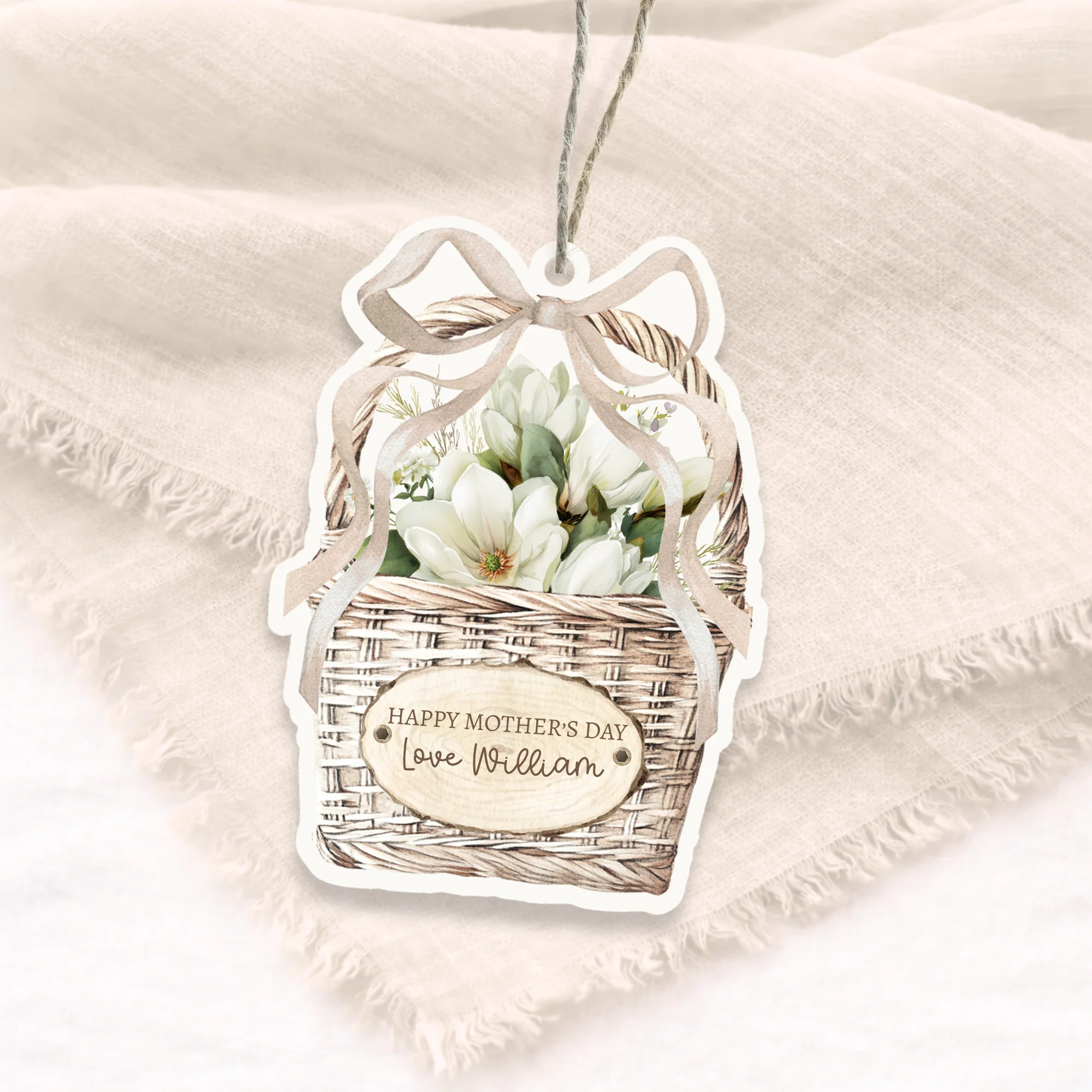 CUSTOM UV-DTF - FLORAL HAMPER - NEUTRALS