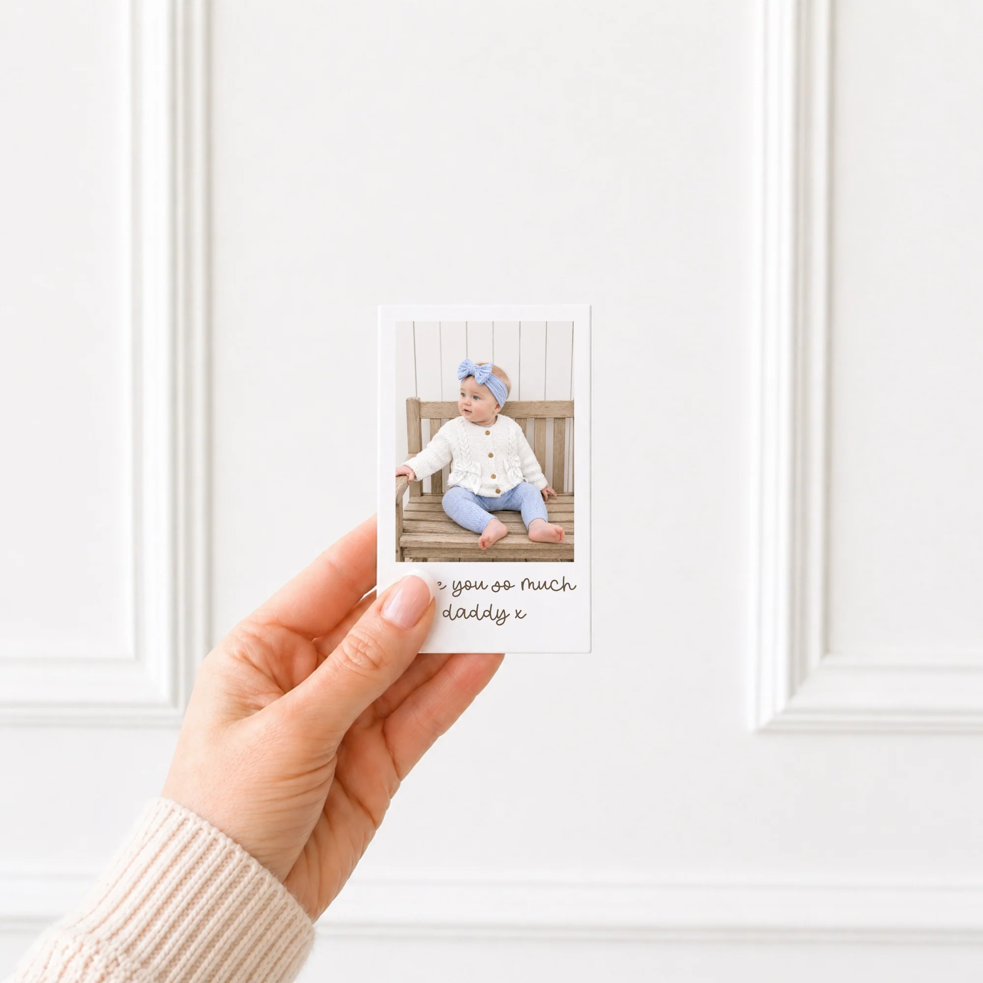 CUSTOM UV-DTF - WALLET INSERT - POLAROID - PORTRAIT