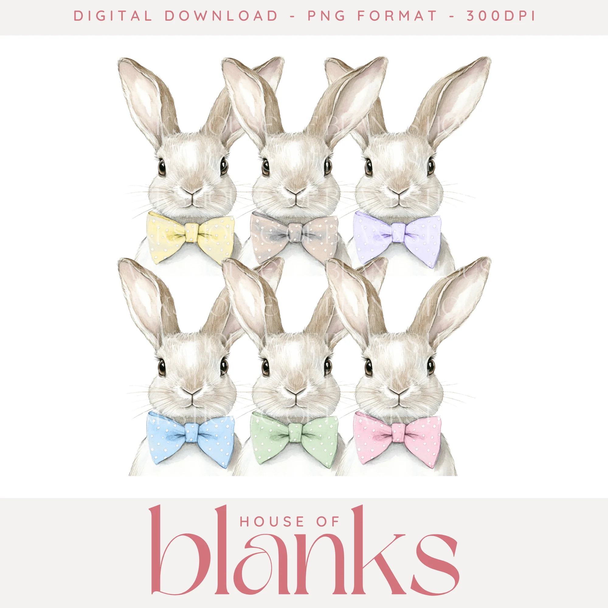DIGITAL DOWNLOAD: BOW BUNNIES
