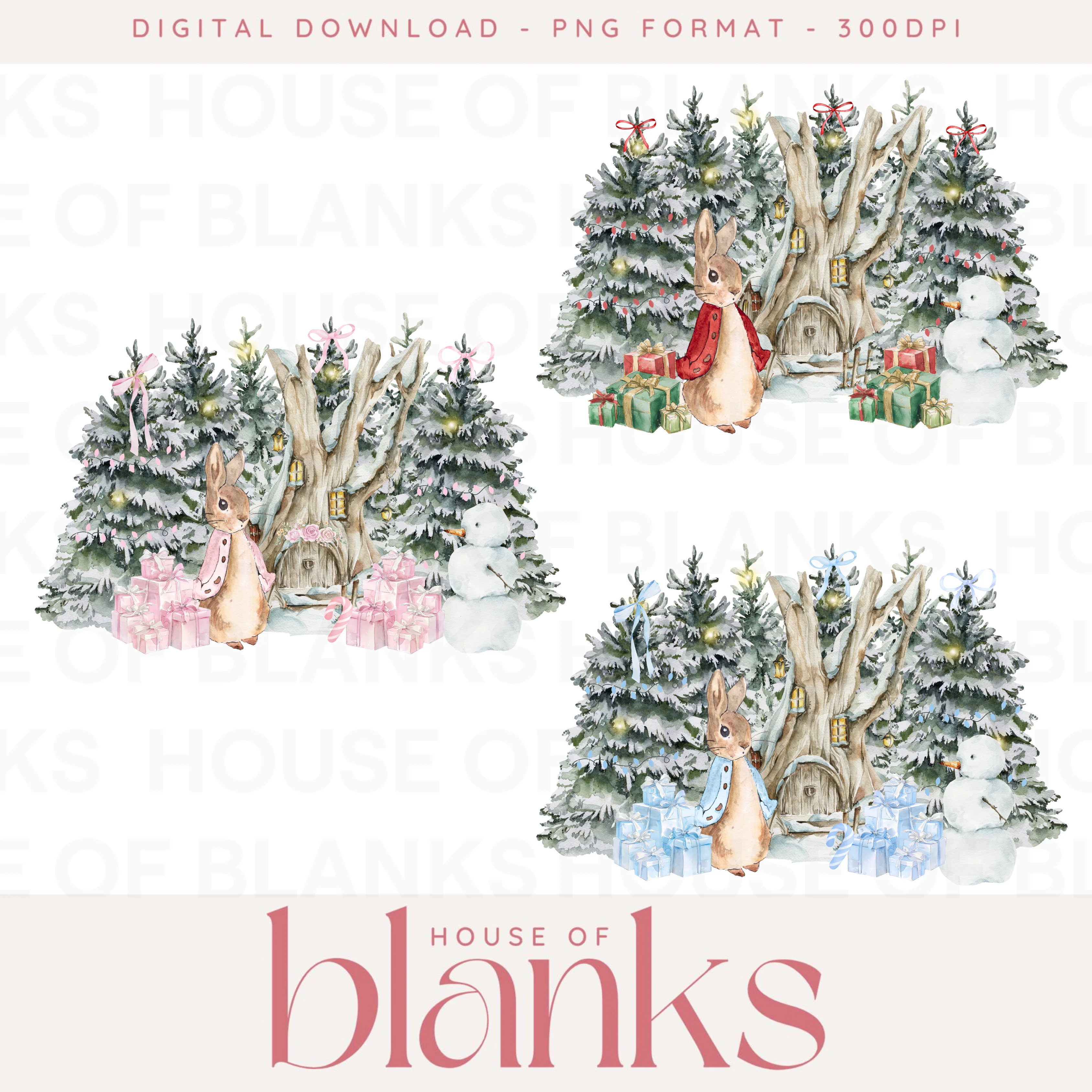 DIGITAL DOWNLOAD: BUNNY WINTER WONDERLAND