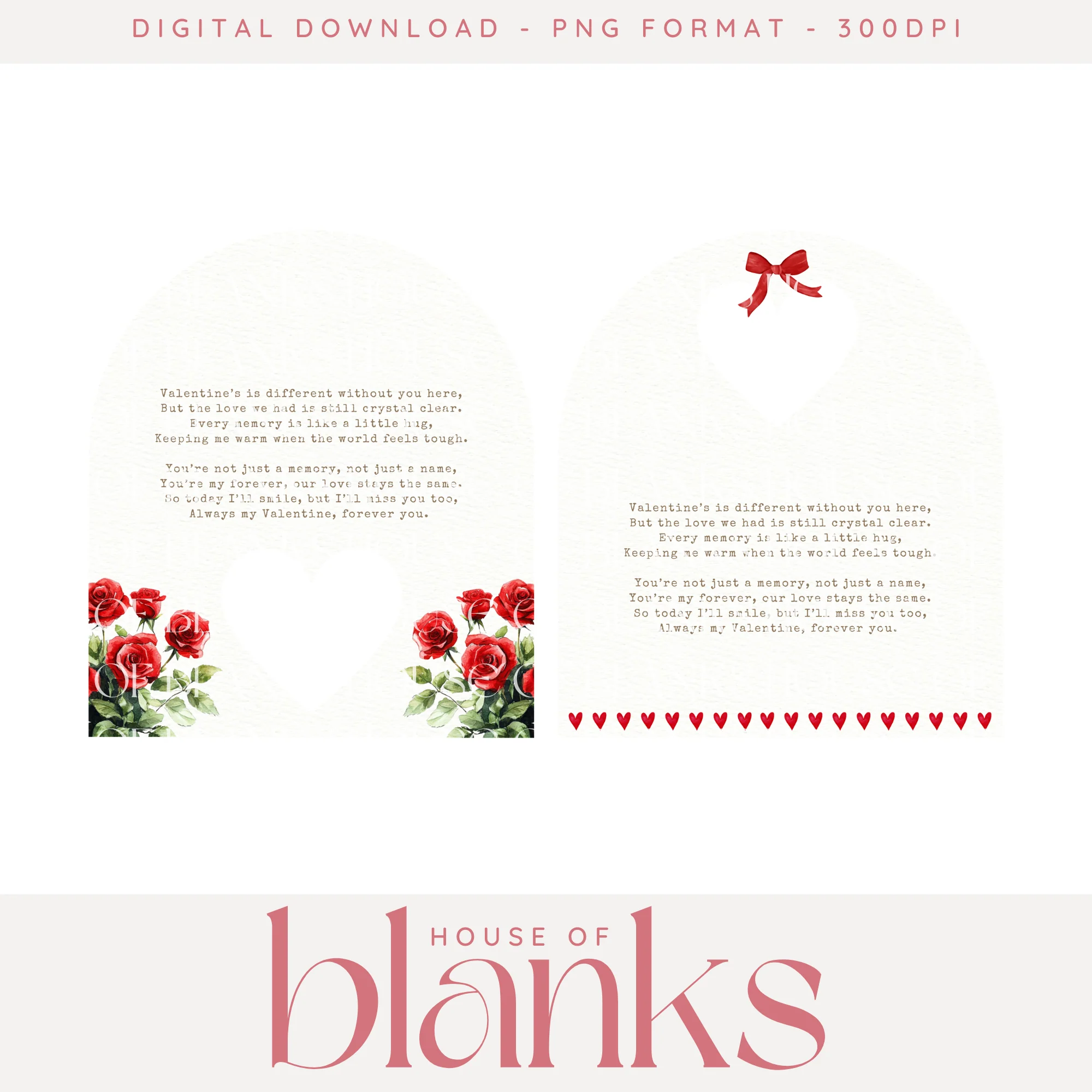 DIGITAL DOWNLOAD: VALENTINES DAY GRAVE MARKERS