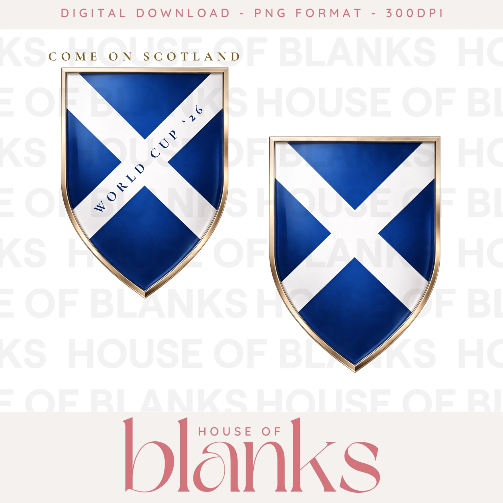 DIGITAL DOWNLOAD - WORLD CUP - SCOTLAND DESIGNS - Image 3