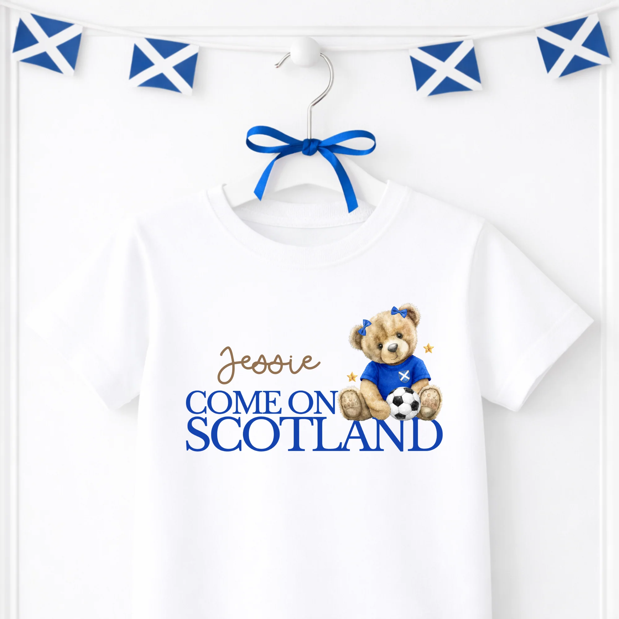 DTF TRANSFER - 2026 WORLD CUP - COME ON SCOTLAND - WITH BOWS