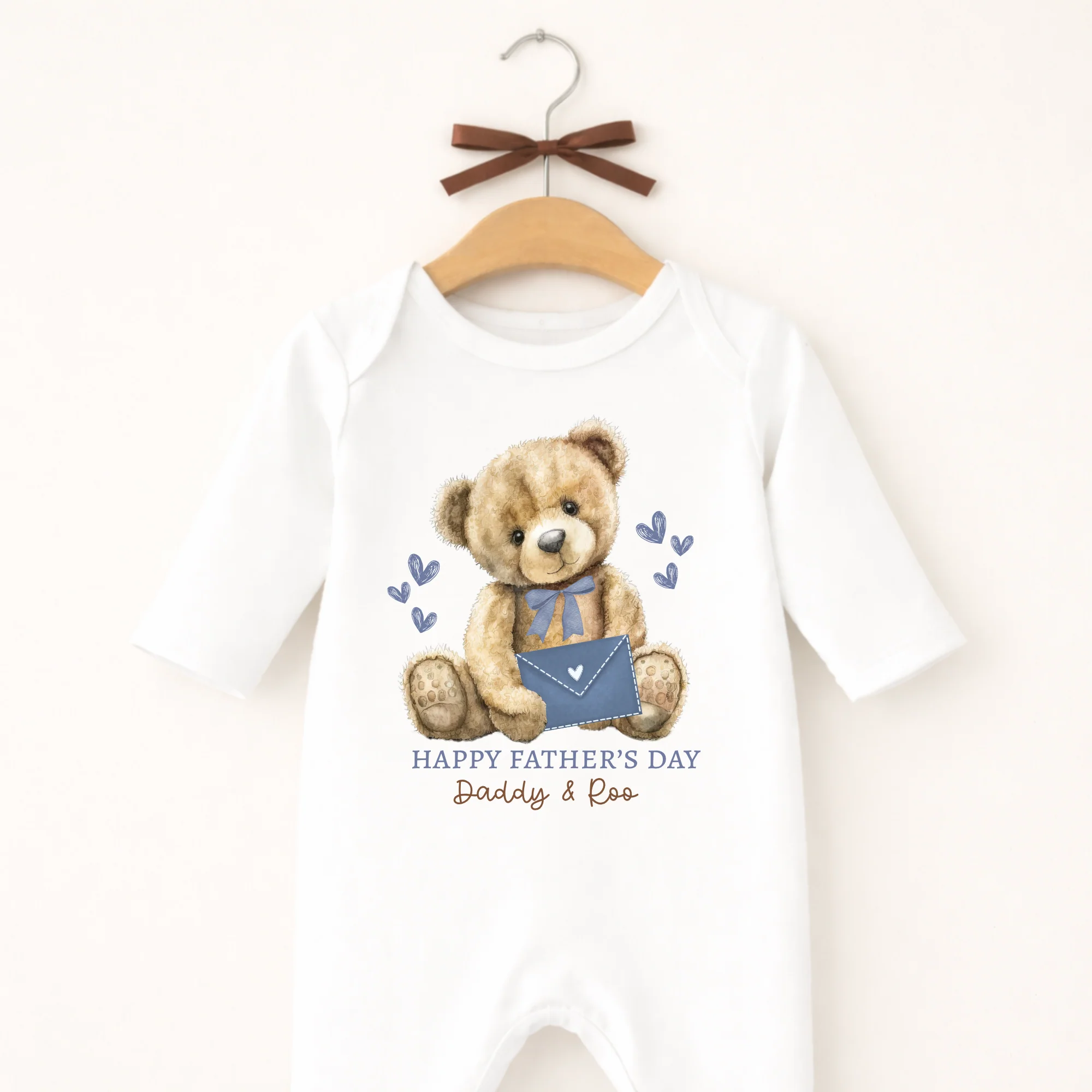 DTF TRANSFER - FATHER'S DAY - SIGNATURE BEAR (BLUE)