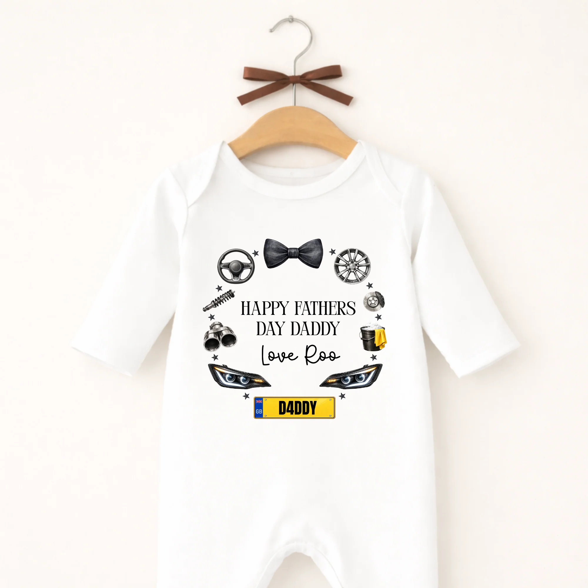 DTF TRANSFER - FATHER'S DAY - WREATH - MEDIUM - CARS
