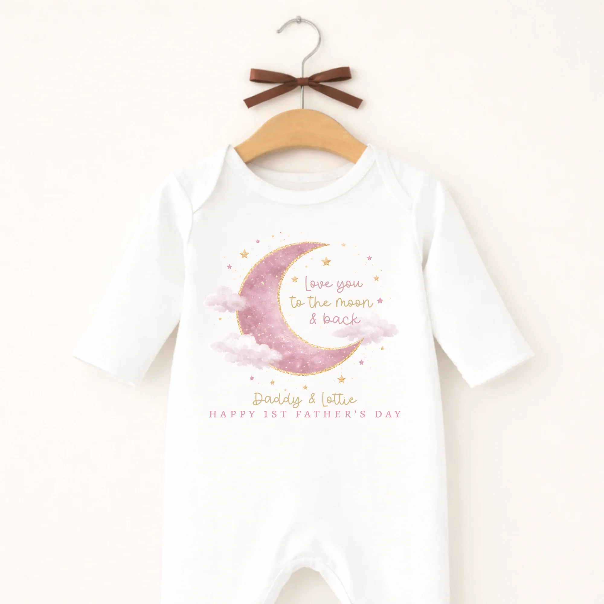 DTF TRANSFER - FATHER'S DAY - TO THE MOON (PINK)