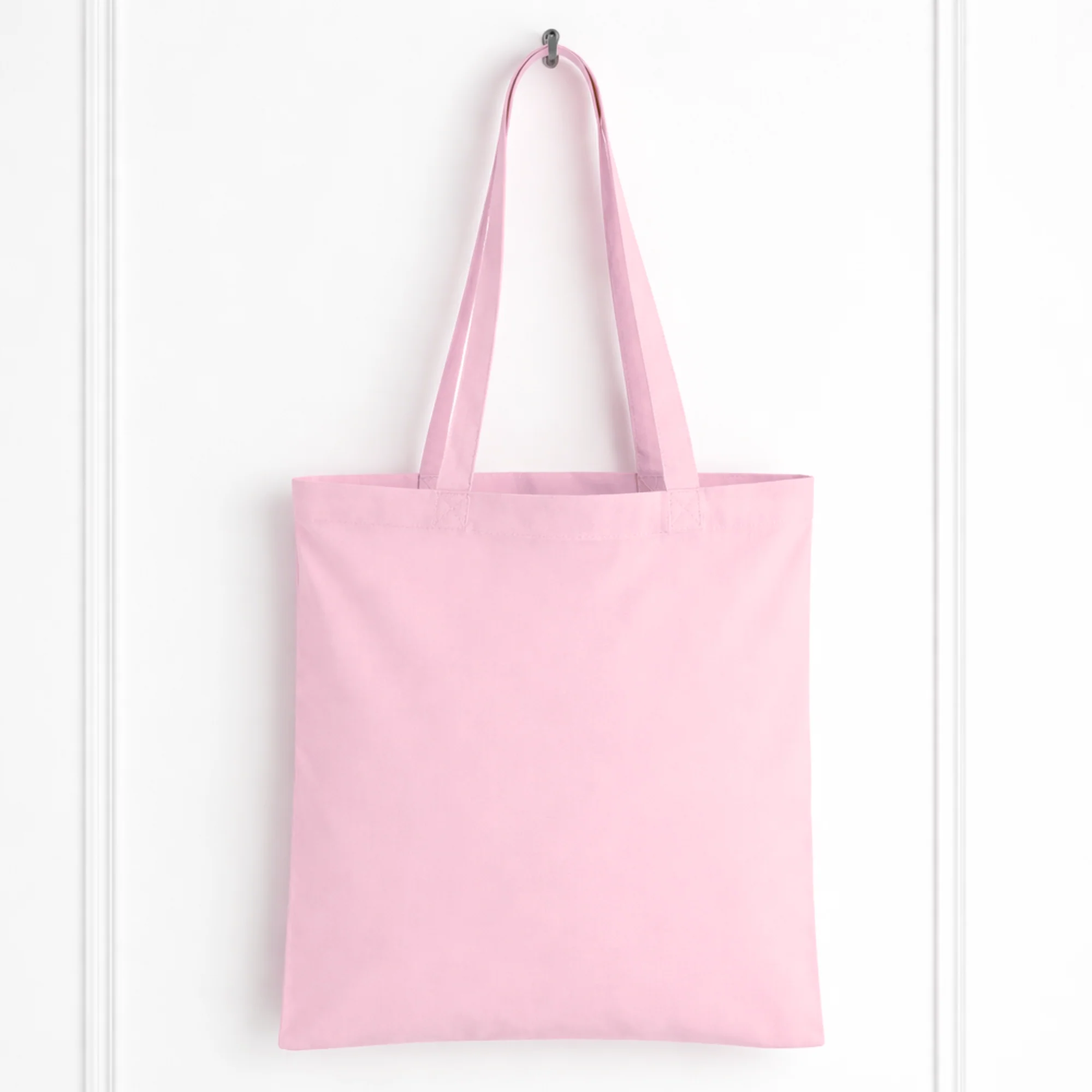 LONG HANDLE TOTE BAG - PINK