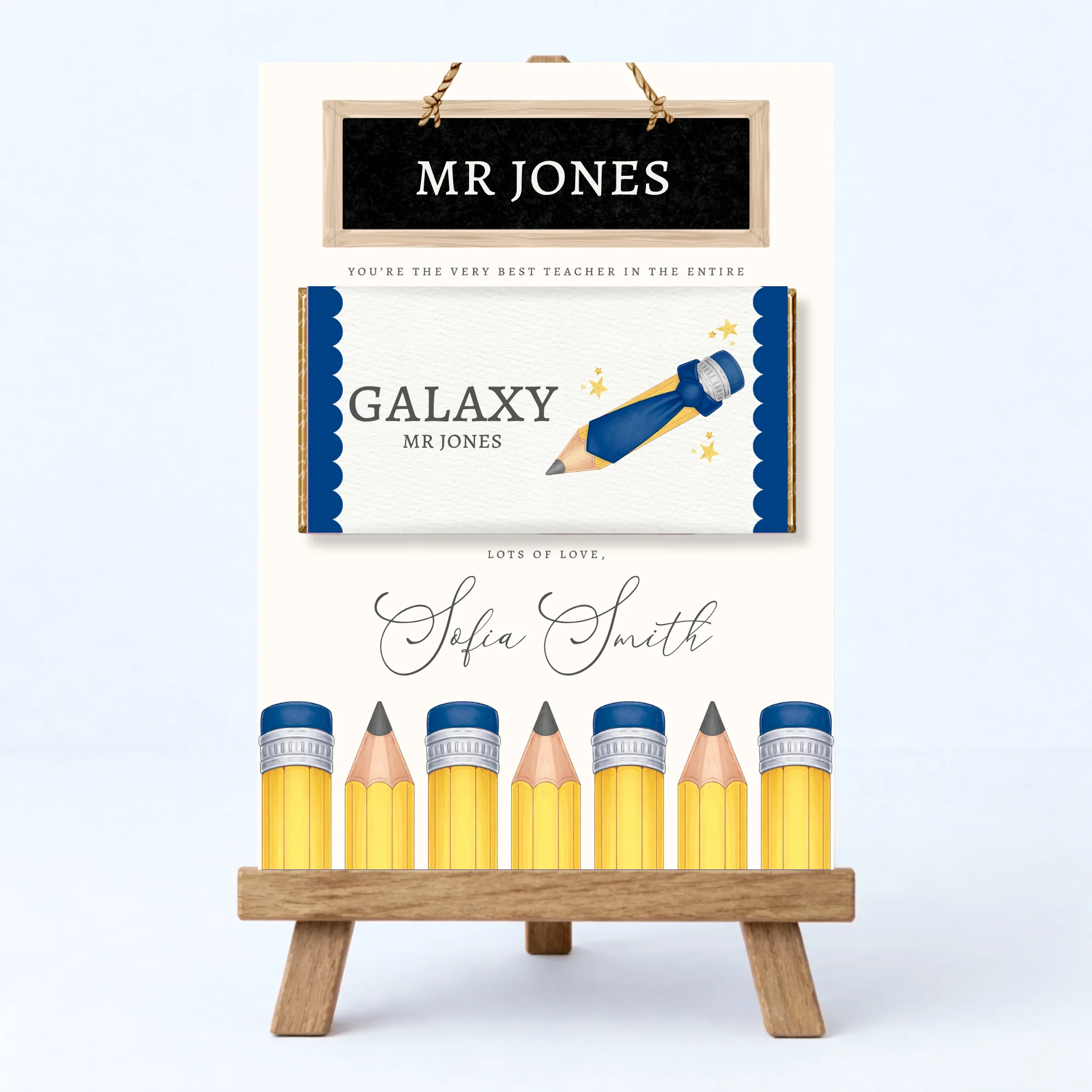 PRINTED RANGE - TEACHER COLLECTION - CHALKBOARD - GALAXY BOARD - NAVY
