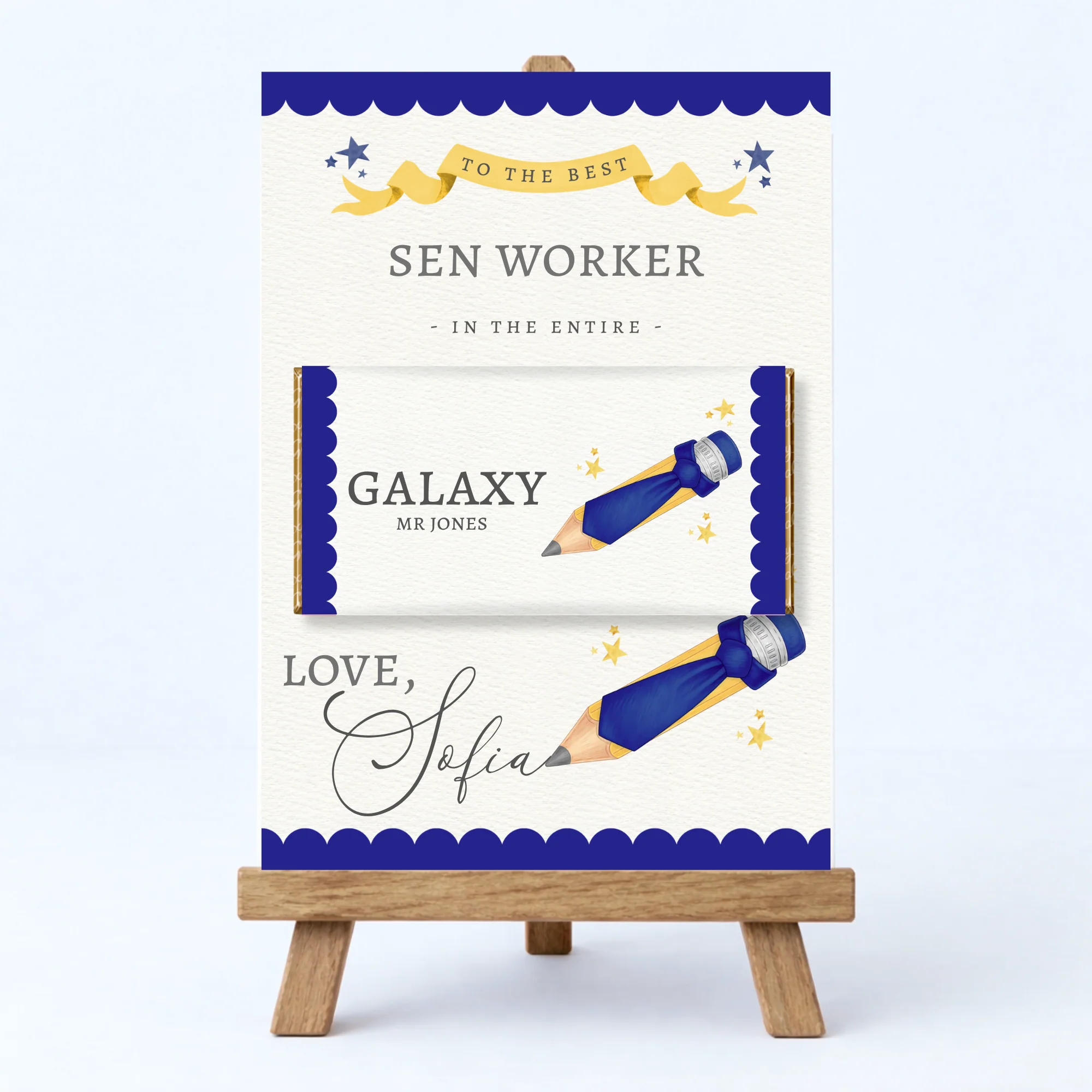 PRINTED RANGE - TEACHER COLLECTION - PENCIL - GALAXY BOARD - NAVY