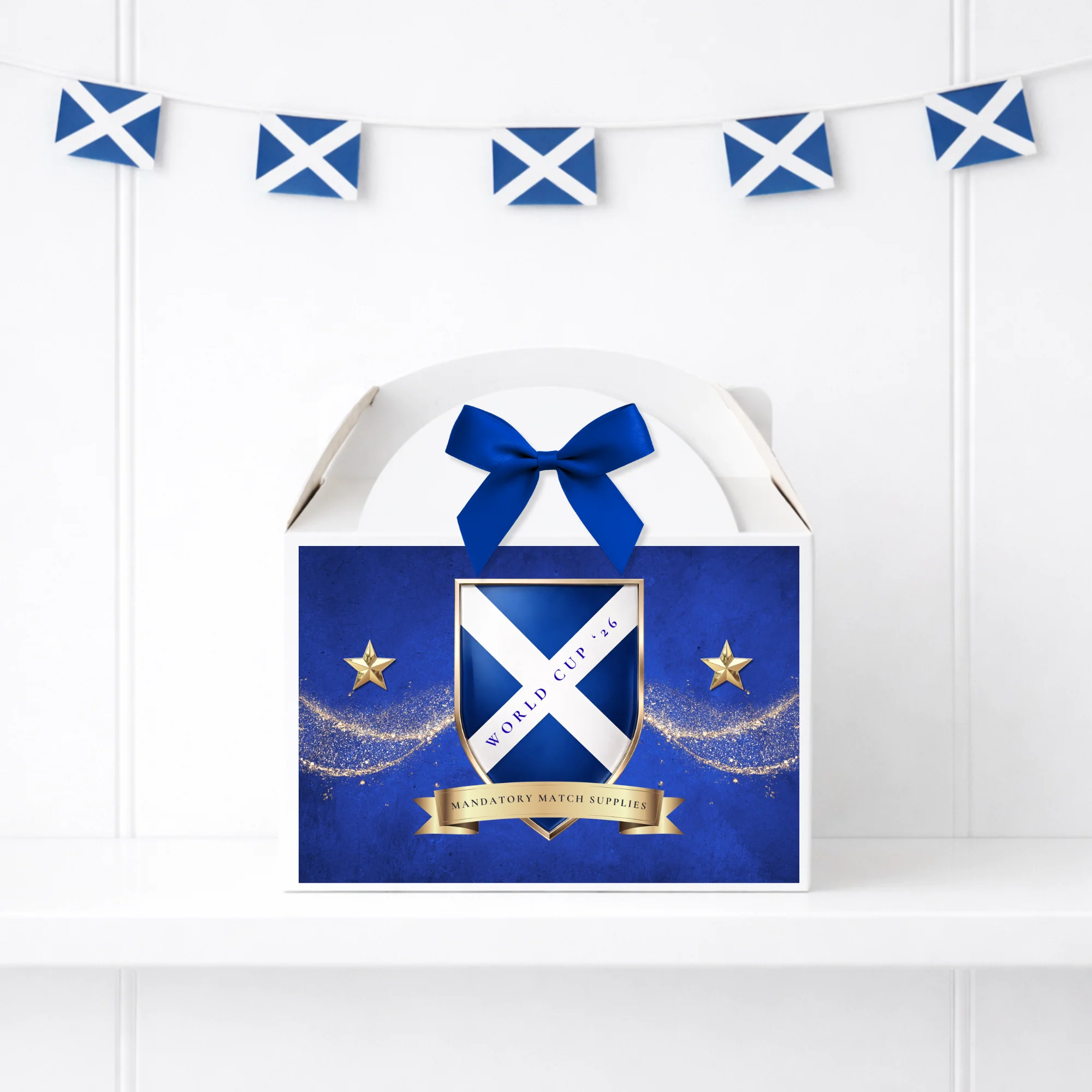 SOLVENT STICKER - 2026 WORLD CUP - TREAT BOX - SCOTLAND MANDATORY MATCH SNACKS