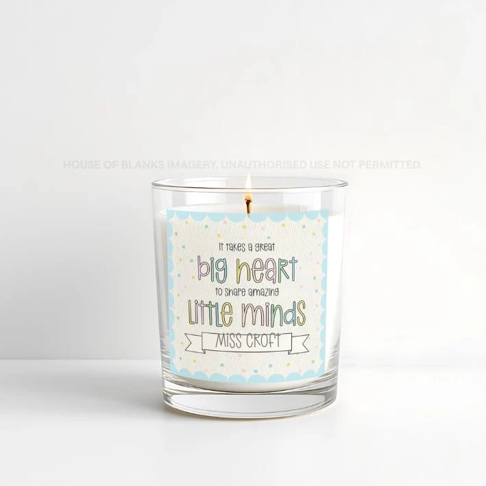 SOLVENT STICKER - CANDLE - BIG HEART