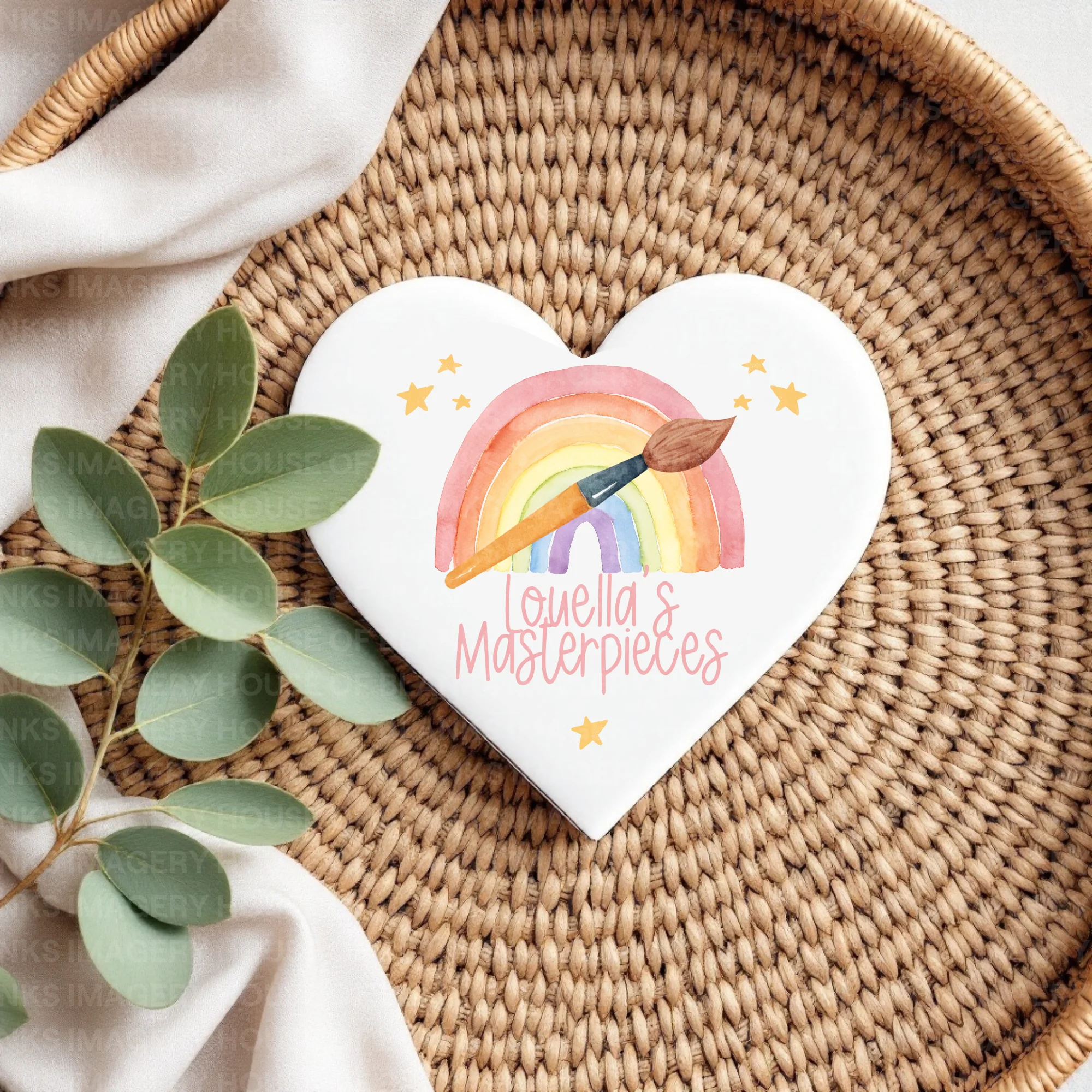 SUBLIMATION - FRIDGE MAGNET - HEART