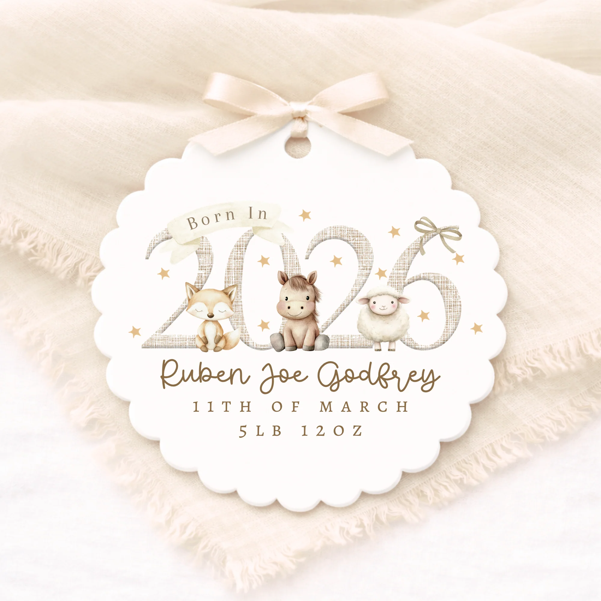 UV-DTF DECAL - BORN IN 2026 - FARM ANIMALS