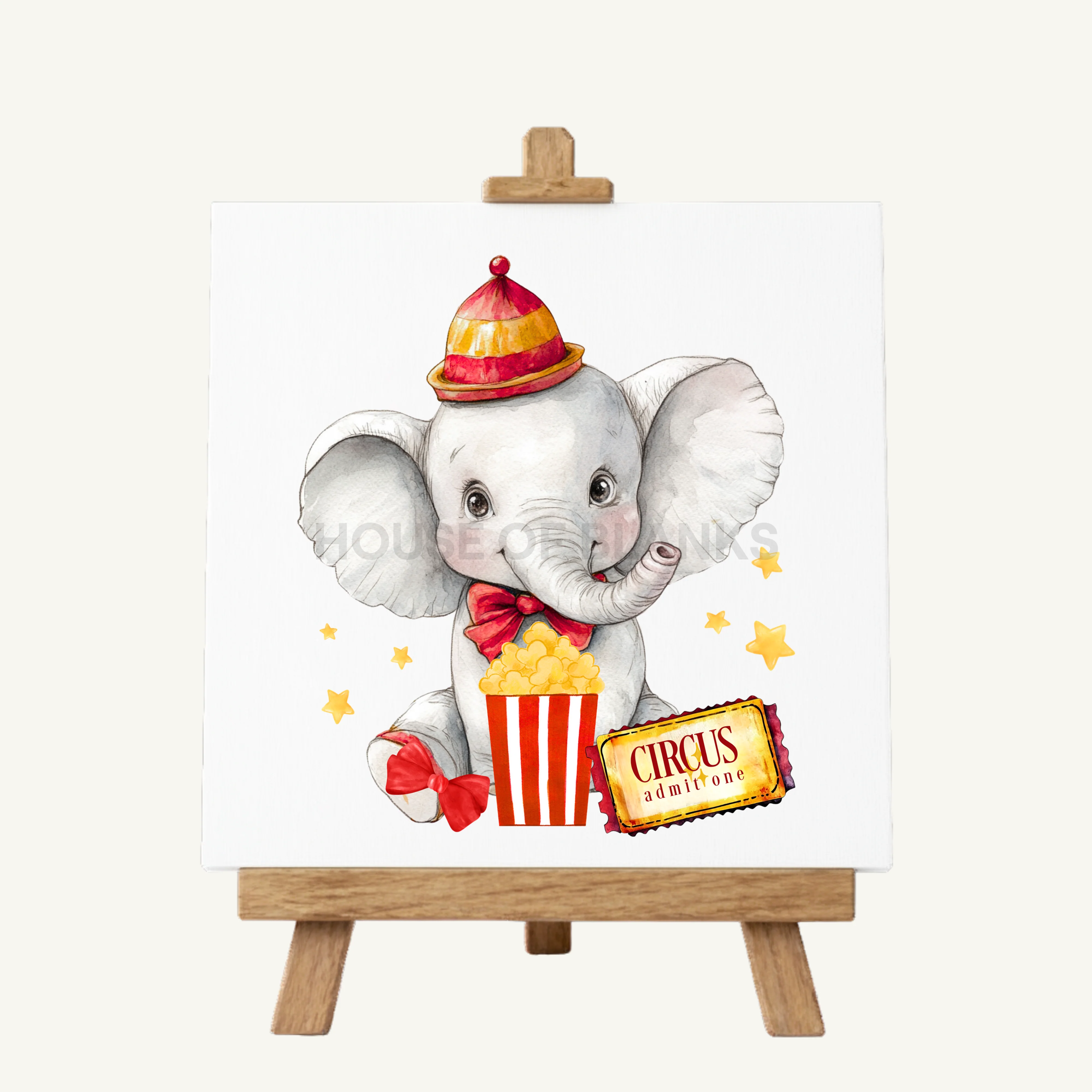 DTF TRANSFER - LITTLE CIRCUS ELEPHANT