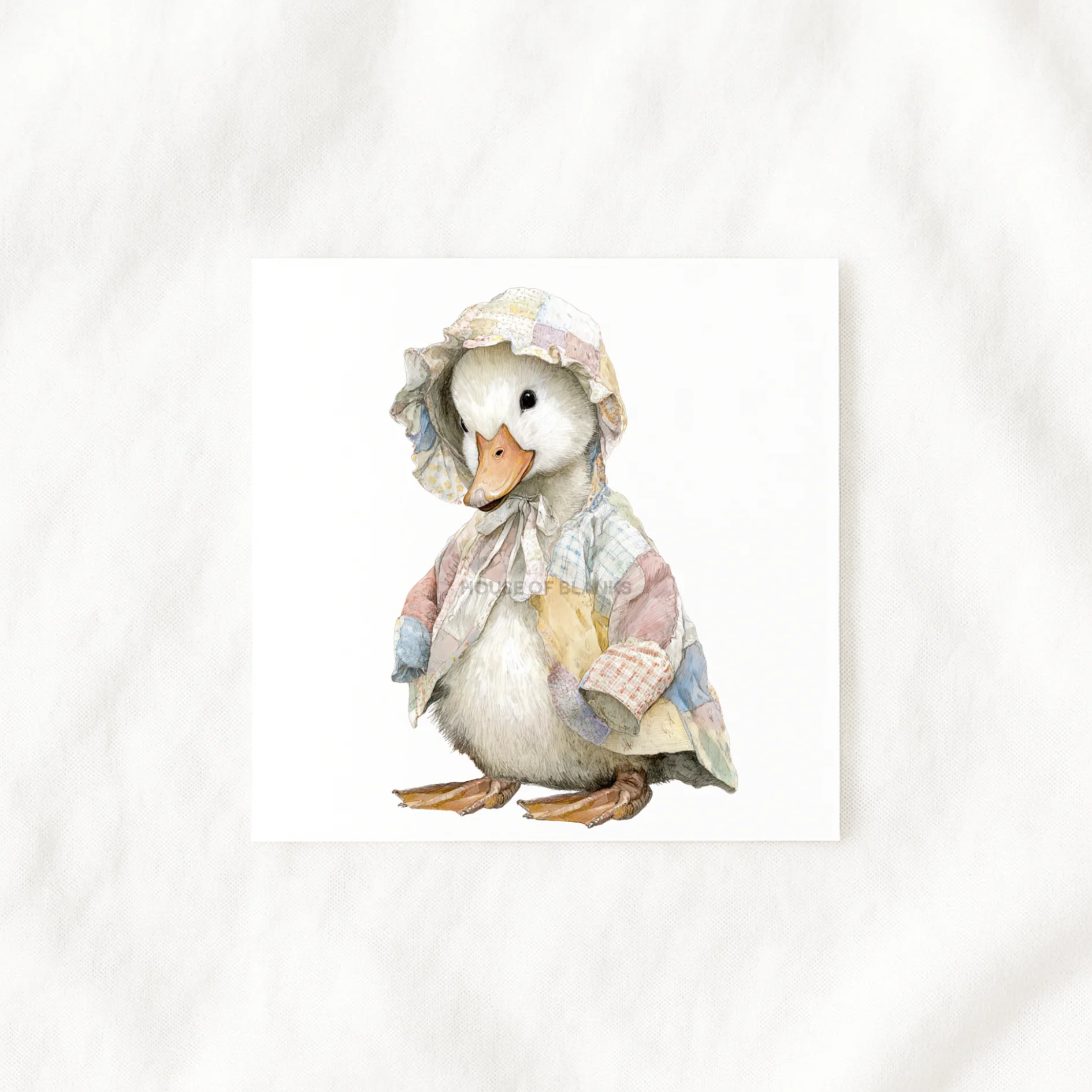 UV-DTF DECAL - PATCHWORK COLLECTION - BABY DUCKLING